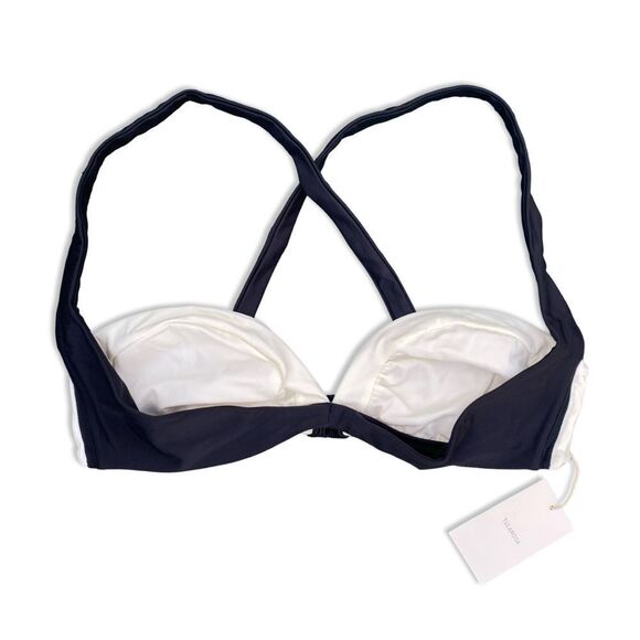 NWT Tularosa Asha bikini Top Black & White swimsuit separate Revolve M - Picture 8 of 9